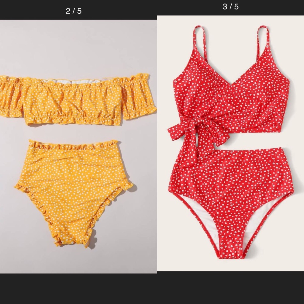 Two High Waisted Bikinis